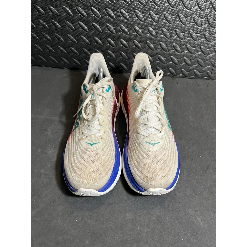 Hoka One‎ One Mach 5 White Flame Running Training Shoes Sneakers Size 11 B